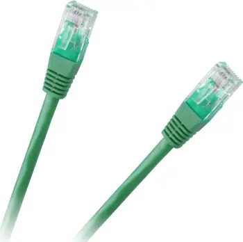Kabllo rrjeti UTP Patchcord, Cat.6e, 3.0m, CCA, e gjelbër