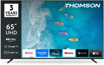 Televizor Thomson 65UG4S15, 65", 4K UHD, Smart Google TV, i zi