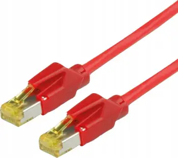 Kabllo rrjeti Draka Comteq TM31 Cat6a, 5m, RJ45 mashkull mashkull, e kuqe