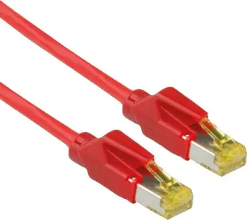 Kabllo rrjeti Draka Comteq TM31 Patch Cat6a, 10m, RJ45 mashkull mashkull, e kuqe