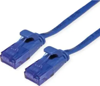 Kabllo rrjeti VALUE Patch Cable Cat.6A UTP, ekstra i sheshtë, 1.5m, blu