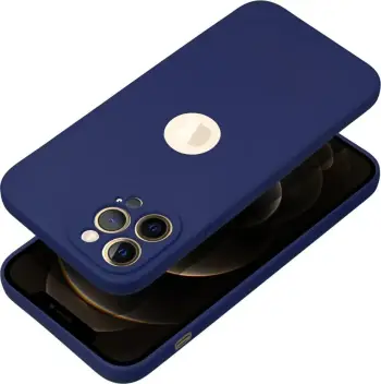 Këllëf telefoni Forcell Soft për iPhone 15 Pro, silikon, mat, transparent