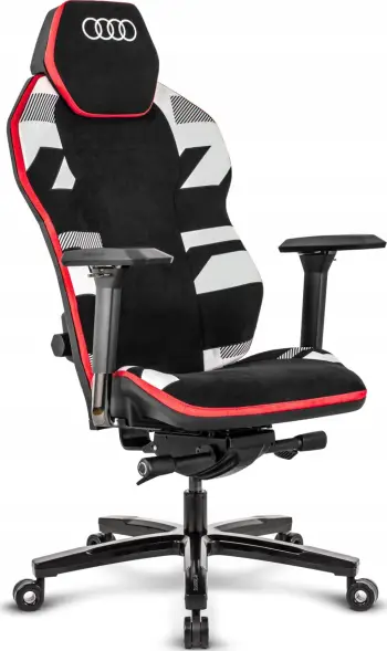 Karrige lojërash QUERSUS ICOS.2 Audi, ergonomike, e zezë