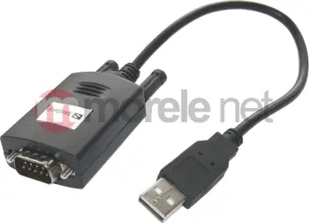 Adapter USB në RS-232 Sandberg 13308, kabllo 30cm, i zi