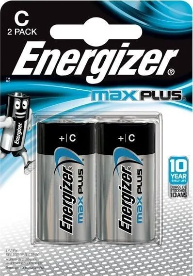 Bateri alkaline Energizer Max Plus C R14, set 2 copë - 1