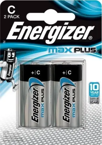 Bateri alkaline Energizer Max Plus C R14, set 2 copë