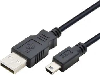 Kabllo USB në Mini USB TB AKTBXKU3PBAW18B, 1.8 m, i zi
