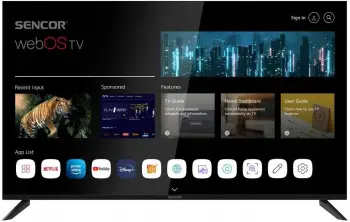 Televizor Sencor SLE 50US804B, 50", 4K UHD, webOS, i zi