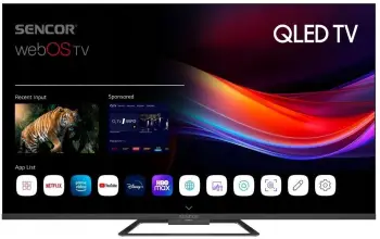 Televizor QLED Sencor SLE 55Q871B, 55", 4K UHD, smart webOS, i zi