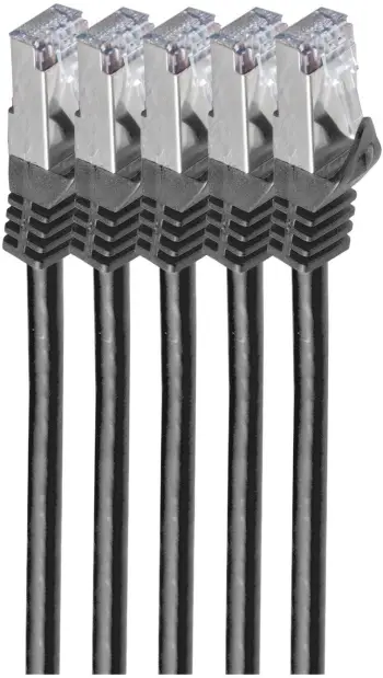 Set kabllo rrjeti Shiverpeaks BS75512-S-SET5, Cat.7, 2m, i zi