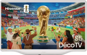 Televizor Hisense 32S5Q DecoTV, 32", QLED Full HD, i bardhë