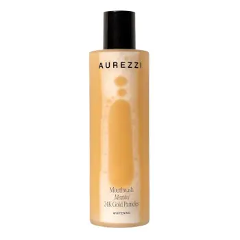Aurezzi Mouthwash Menthol 24K Gold Particles