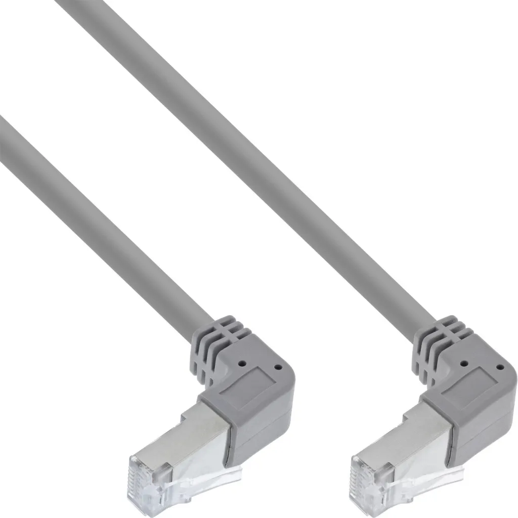 Kabllo rrjeti InLine Cat.6, S/FTP, 2.15m, gri - 1