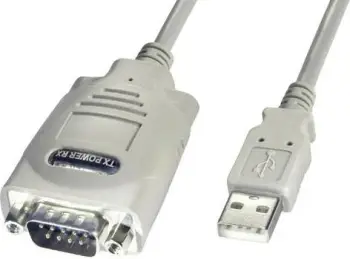 Kabllo USB Lindy USB A në RS 422, 1m, e bardhë
