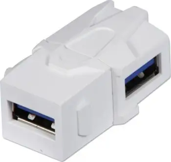 Modul Keystone Lindy 60491, prizë USB Type A e kënduar, e bardhë