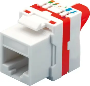 Modul rrjeti Logon Professional C5e Toolless Keystone, Cat5e, pa vegla, i bardhë