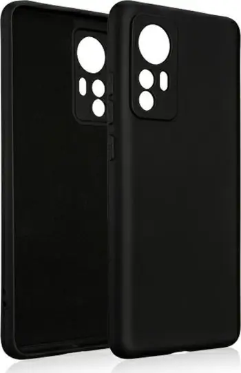 Mbulesë silikoni Beline për Xiaomi 12, slim, antirrëshqitëse, e zezë