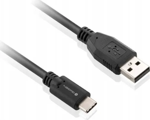 Kabllo USB Gogen USB në USB C, 2m, e zezë - 1