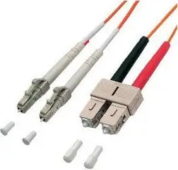 Kabllo fibër optike LOGON Professional Fiber Patch 50/125, multimode, portokalli