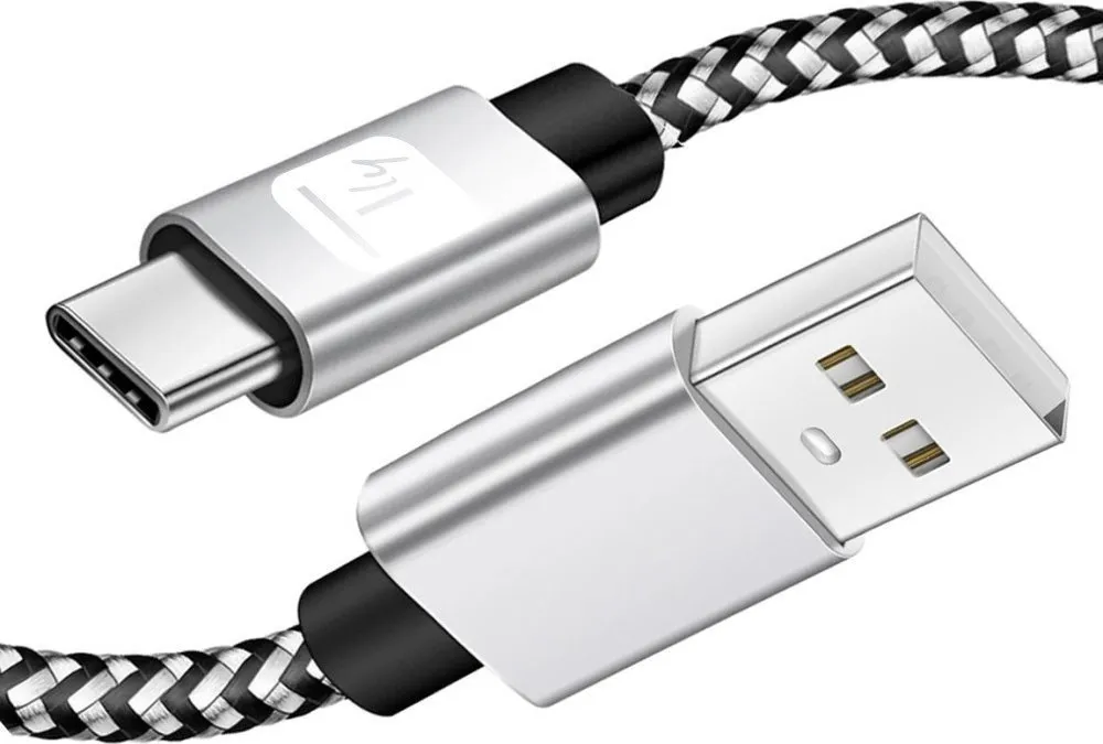 Kabllo USB Techly, USB A në USB C, 2A, 2m, antracit - 2