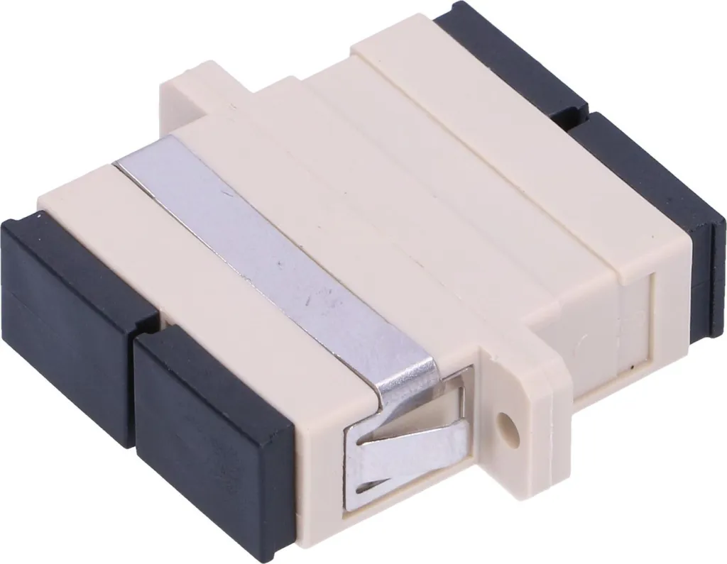 Adapter fibër optike ExtraLink SC UPC Duplex MM, gri - 1