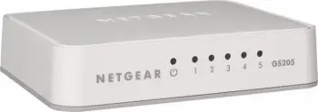 Switch NETGEAR GS205 (GS205-100PES), i bardhë