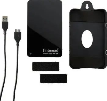 Hard disk i jashtëm Intenso Memory Play 6021480, 2TB, 2.5", USB 3.0, i zi