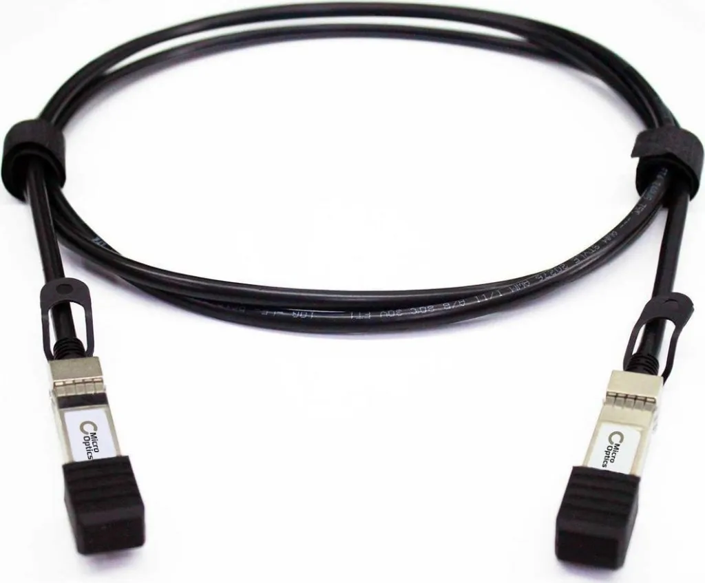 Kabllo optike Lanview MO-UDC-5, InfiniBand SFP+, 5m, e zezë - 1