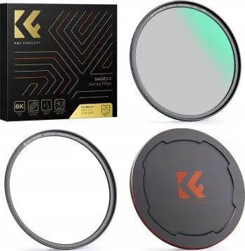 Filtër magnetik CPL K&amp;F Concept Nano X 67mm, për objektiv fotografik