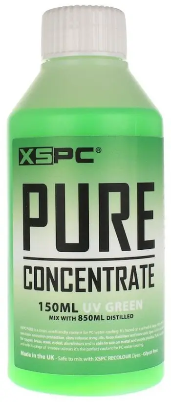Lëng ftohës për PC XSPC PURE Distilled Concentrate, 150ml, UV jeshile