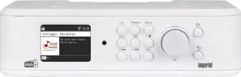 Radio kuzhine Dabman I460 WS, internet DAB+ FM, Bluetooth WiFi, e bardhë