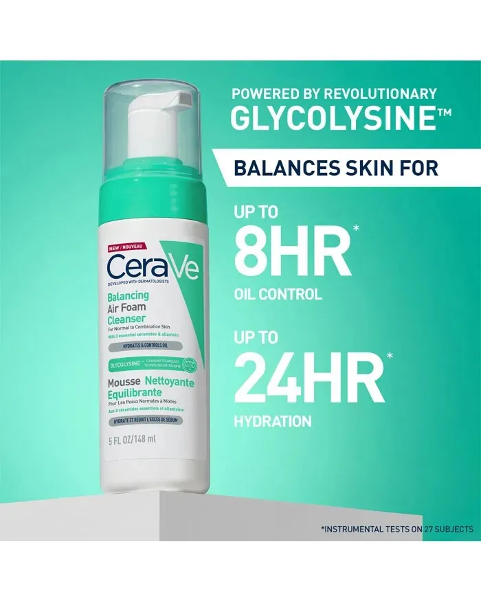 Cerave Balancing Air Foam Facial Cleanser - 2