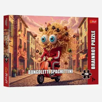 Puzzle për fëmijë Brainrots Bungoletti Spaghettini Trefl – 200 copë