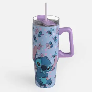 Gotë termos inoksi lejla Stitch me dorezë – 900 ml