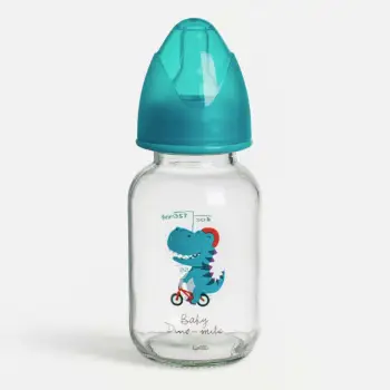 Biberon qelqi Honey Baby me dizajn dinosauri – 120 ml