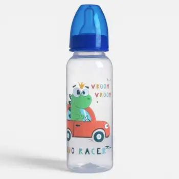 Biberon plastik Honey Baby me dizajn dinosauri 0M+– 250 ml