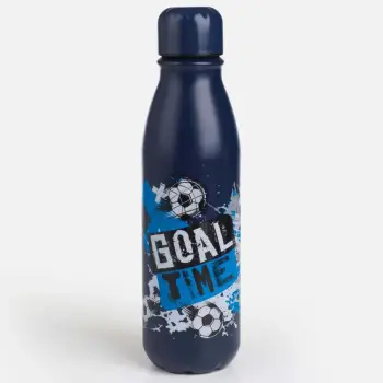 Shishe alumini për ujë me motiv futbolli 600 ml