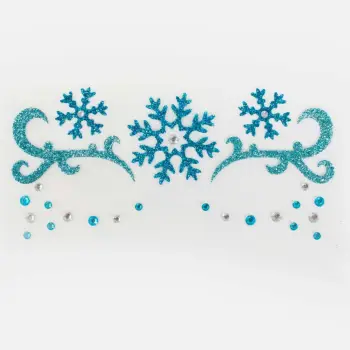 Ngjitëse për fytyrë dhe gurë dekorativë ice queen