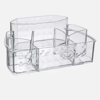 Organizues kozmetik me 6 ndarje - 24x15.5x10cm