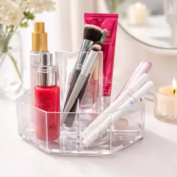 Organizues furçash make-up me 7 ndarje- 19x19x14cm