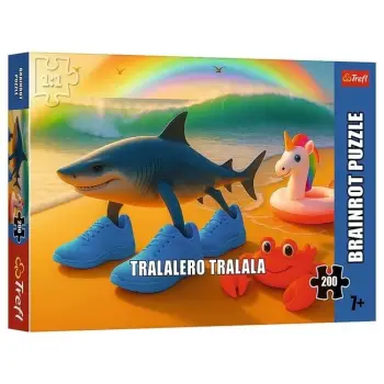 Puzzle me dizajn peshkaqen me këpucë (200 Copë) - Trefl