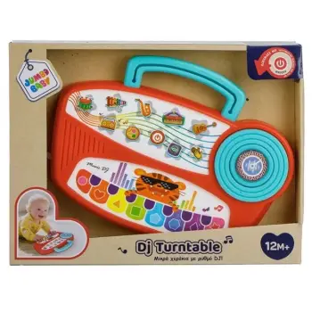 Lodër DJ për piano për foshnje me zë dhe drita