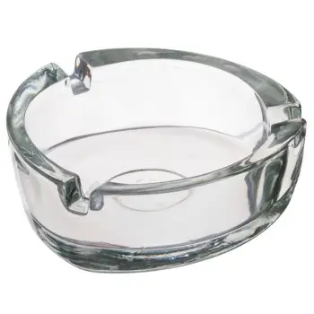 Tavëll qelqi trekëndësh transparent 8x8.5cm