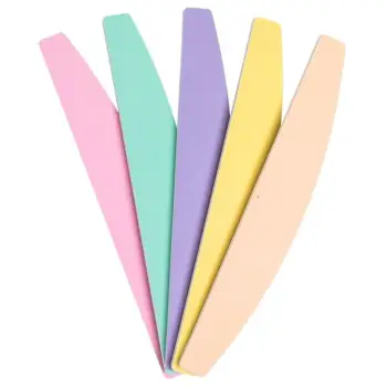 Lima thonjsh të lakuar me ngjyra pastel - 5 copë