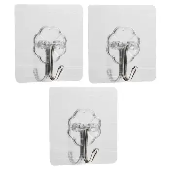 Ganxha katrorë me ngjitje me lule ngjyrë silver 6x6cm - 3 copë