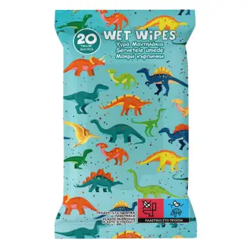 Letra të lagura me dizajn dinosaur - 20 copë