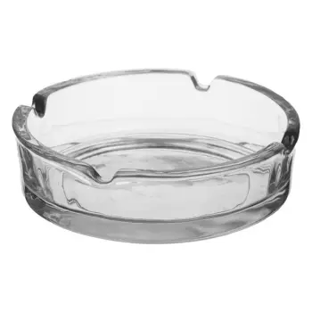 Tavëll qelqi e rrumbullakët transparente Ø10.5cm