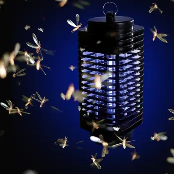 Fener elektrik-kurth insektesh 6W me llambë UV e zezë 11x25cm