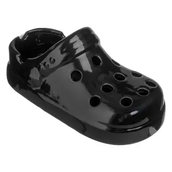 Tavëll qeramike formë shapke Crocs 3D e zezë 15x7.5x8cm