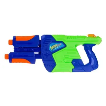 Pistoletë uji plastike blu jeshile portokalli 59 cm